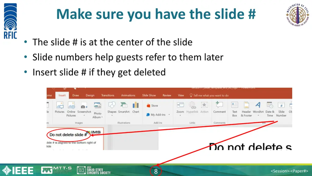 make sure you have the slide