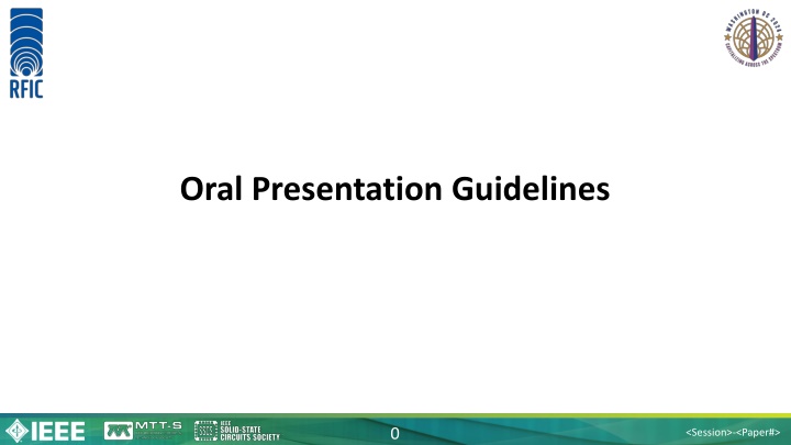 oral presentation guidelines