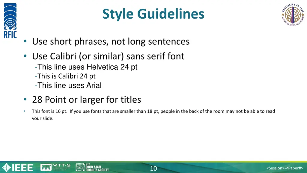 style guidelines