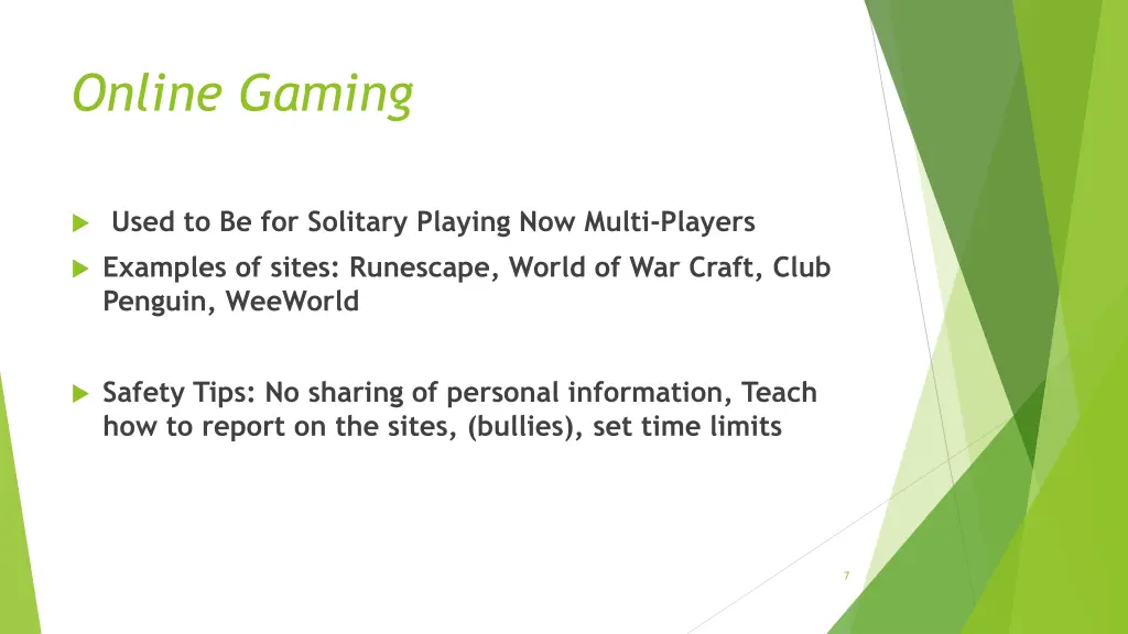 online gaming