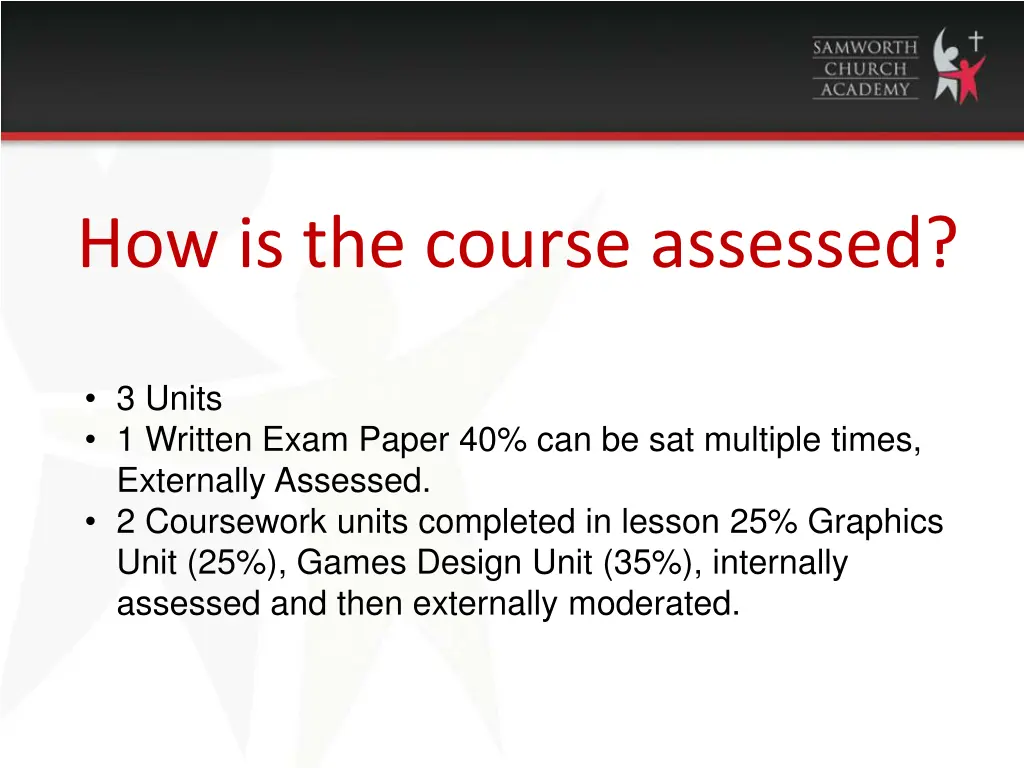 how is the course assessed