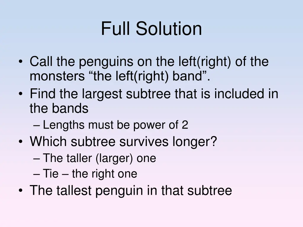 full solution