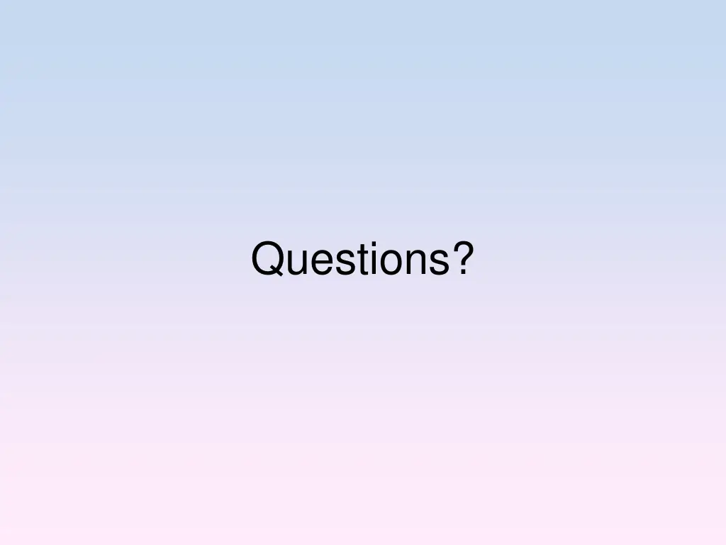 questions