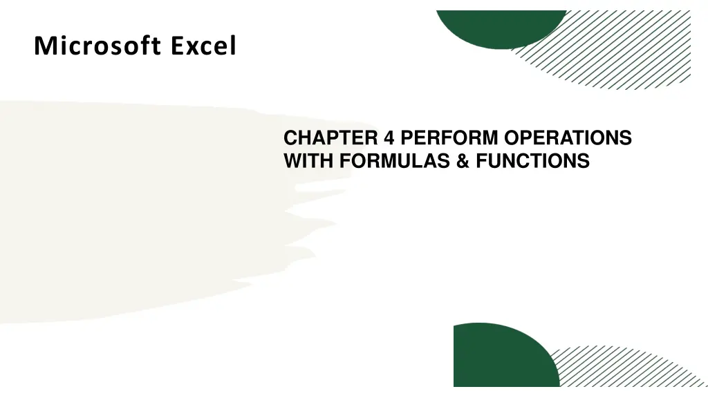 microsoft excel 3