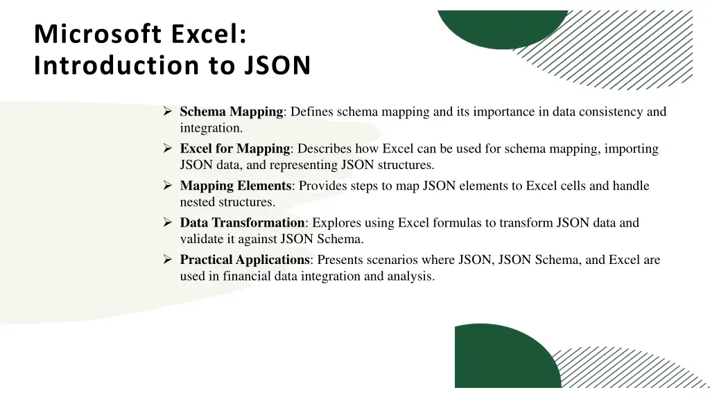 microsoft excel introduction to json 1