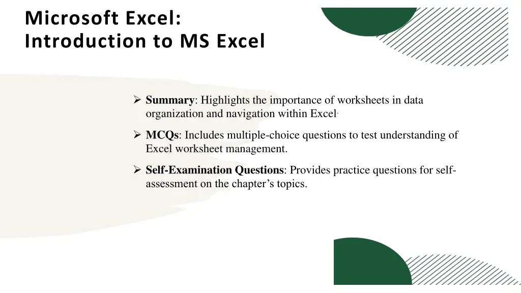 microsoft excel introduction to ms excel 2