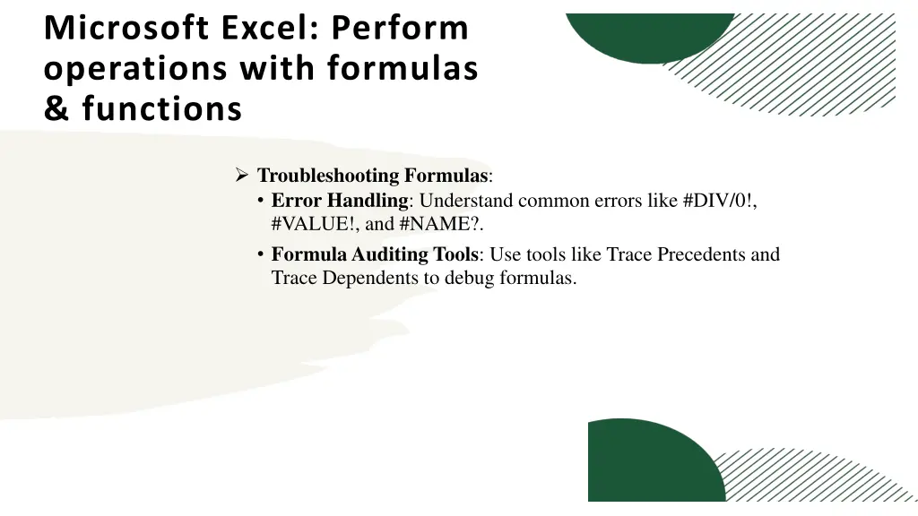 microsoft excel perform operations with formulas 2