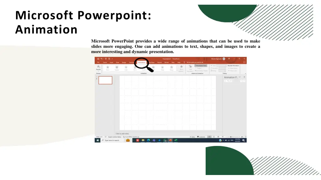 microsoft powerpoint animation
