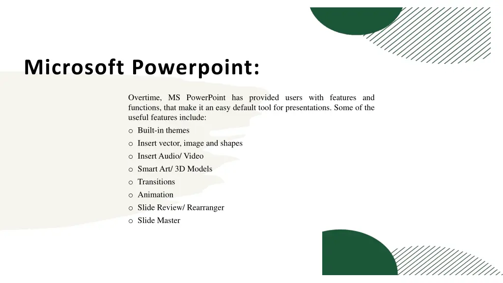 microsoft powerpoint