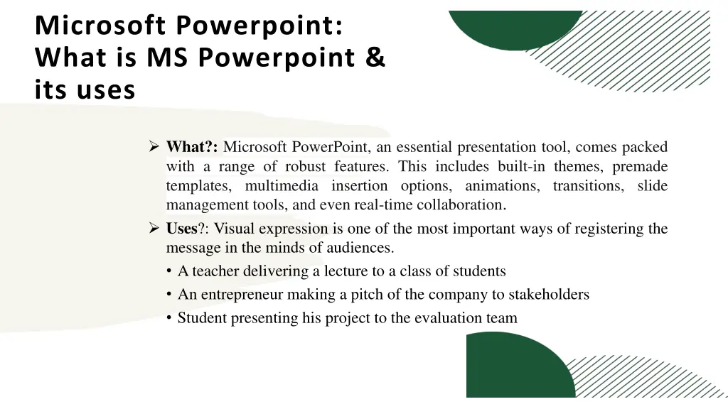 microsoft powerpoint what is ms powerpoint