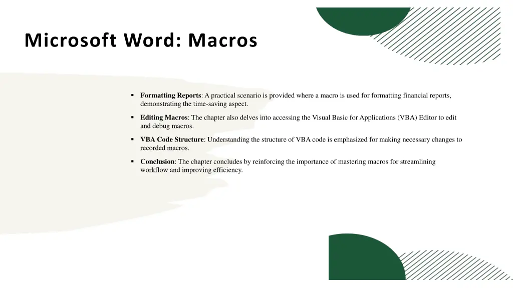 microsoft word macros 1