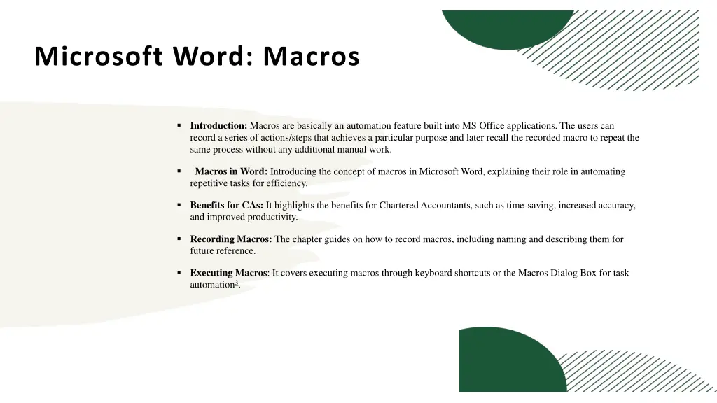 microsoft word macros