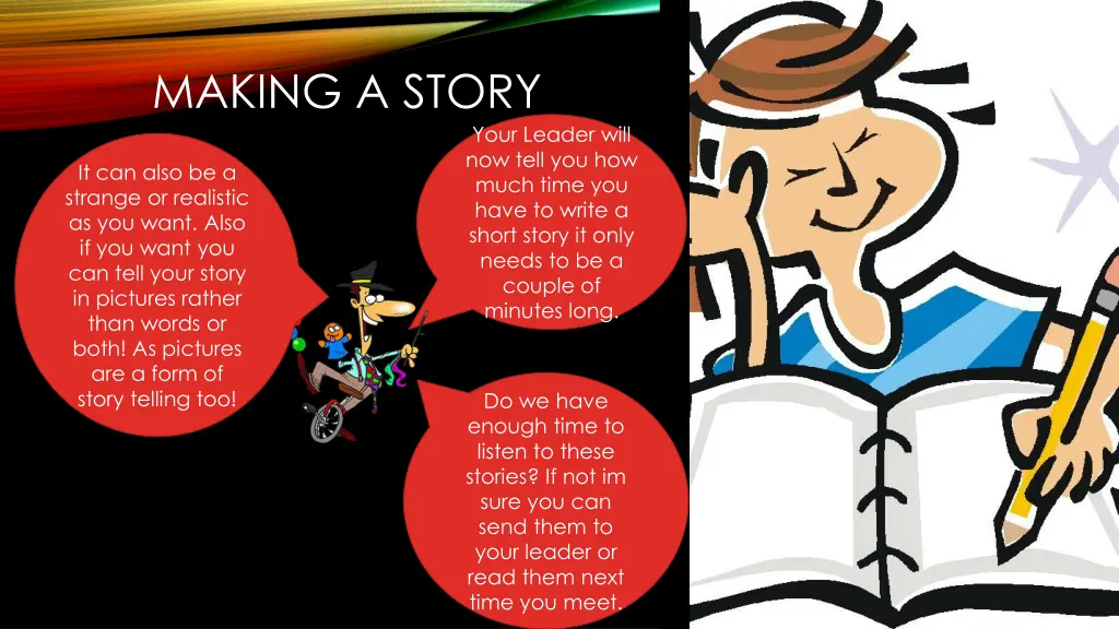 making a story 2