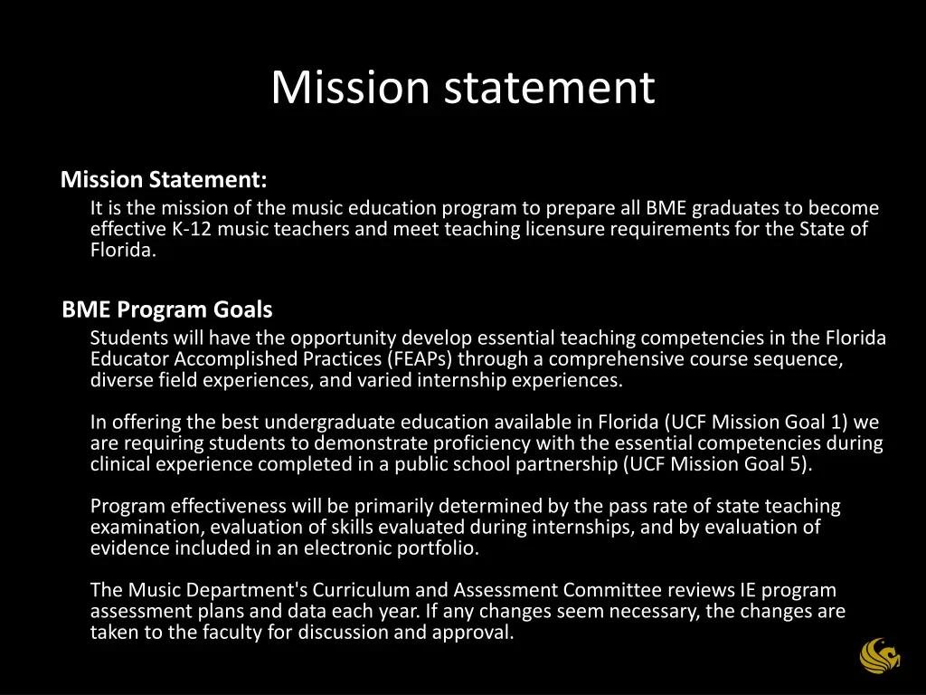 mission statement
