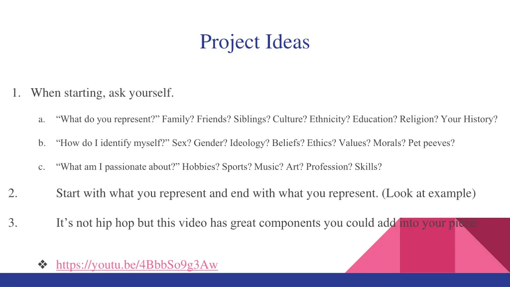 project ideas