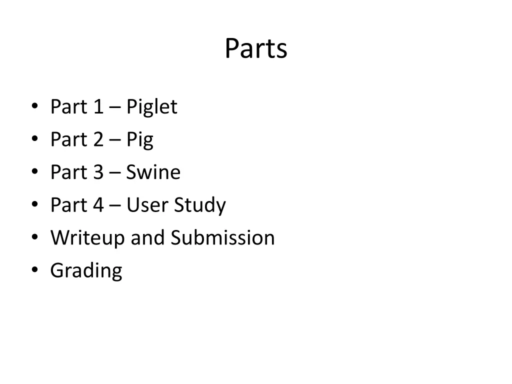 parts