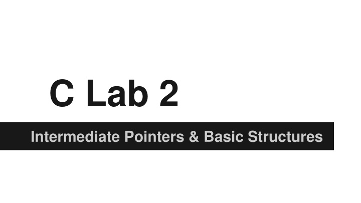 c lab 2