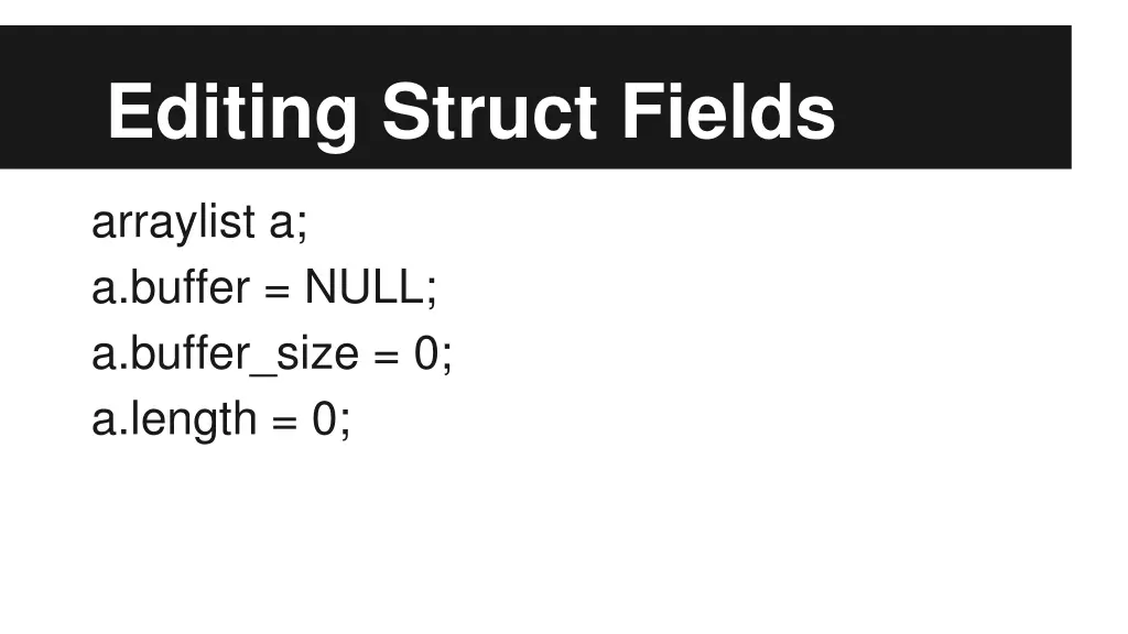 editing struct fields 1