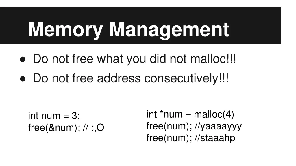 memory management 1