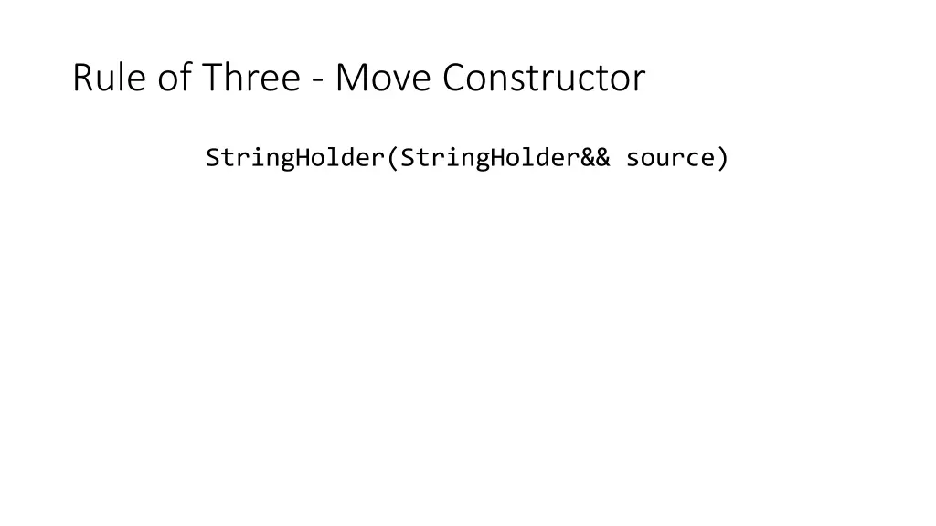 rule of three move constructor