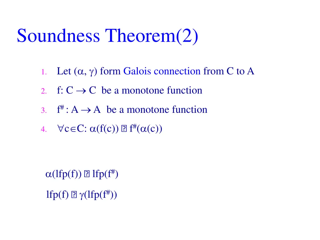 soundness theorem 2