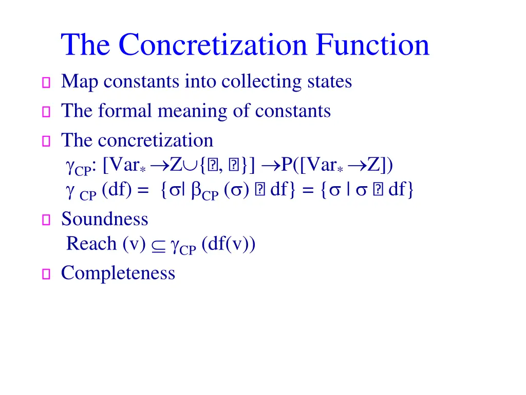 the concretization function map constants into