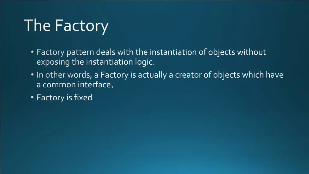 the factory 1