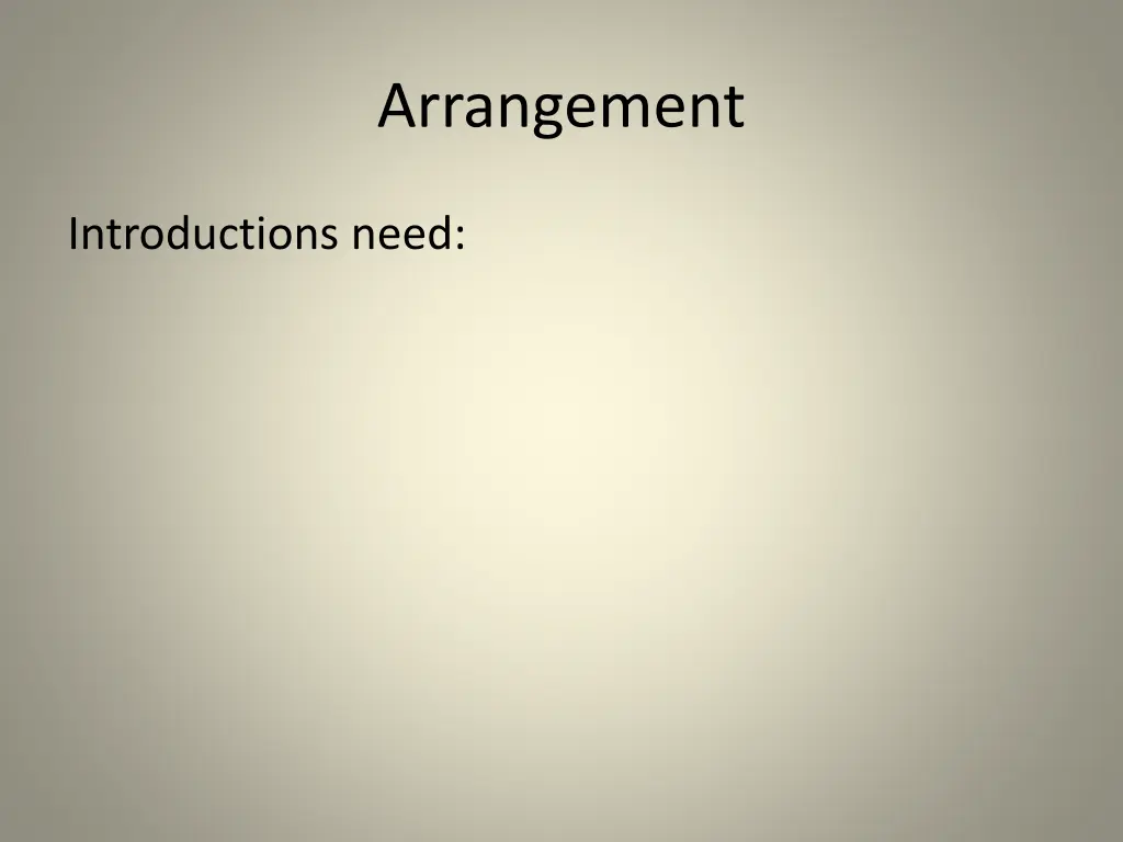 arrangement 4