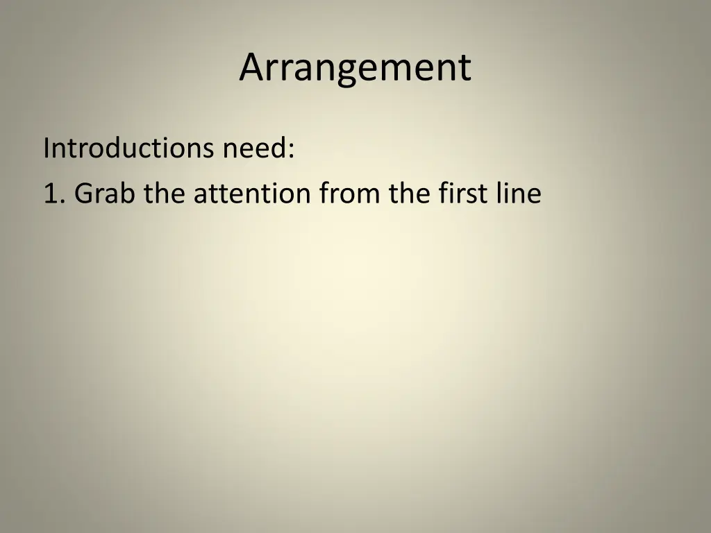 arrangement 5