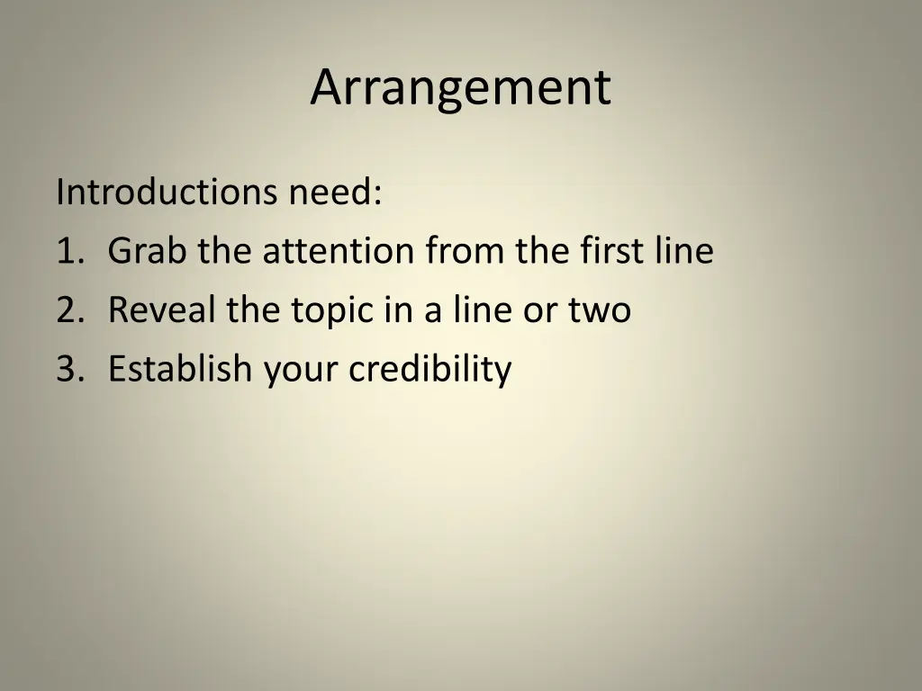 arrangement 7