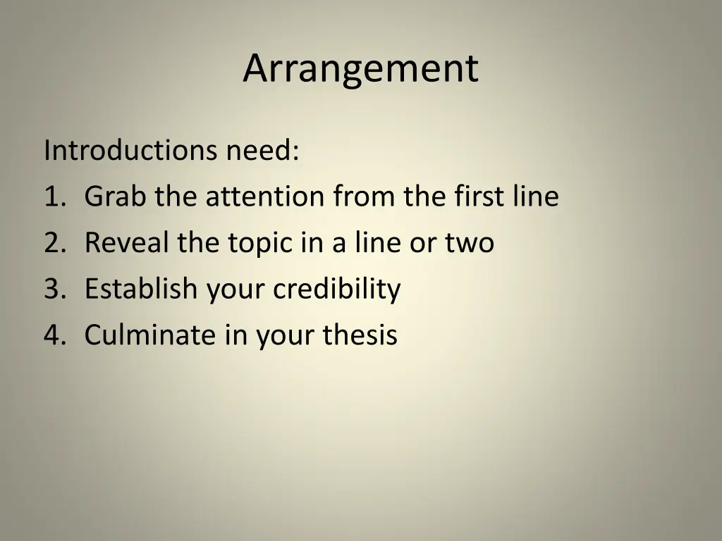 arrangement 8