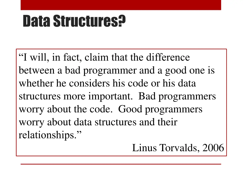 data structures