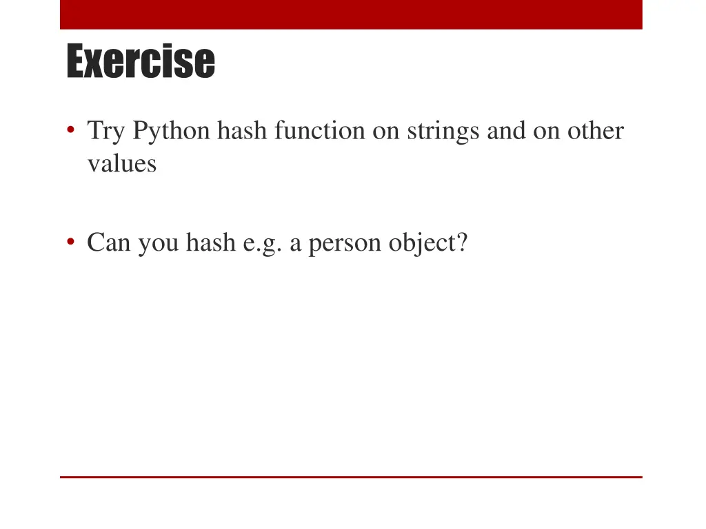 exercise 1