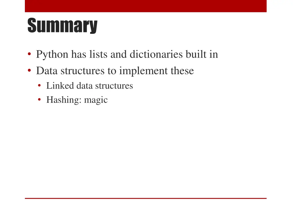 summary