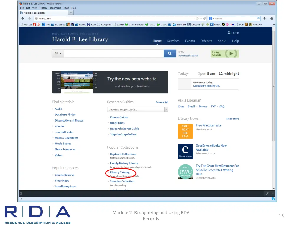 module 2 recognizing and using rda records 4