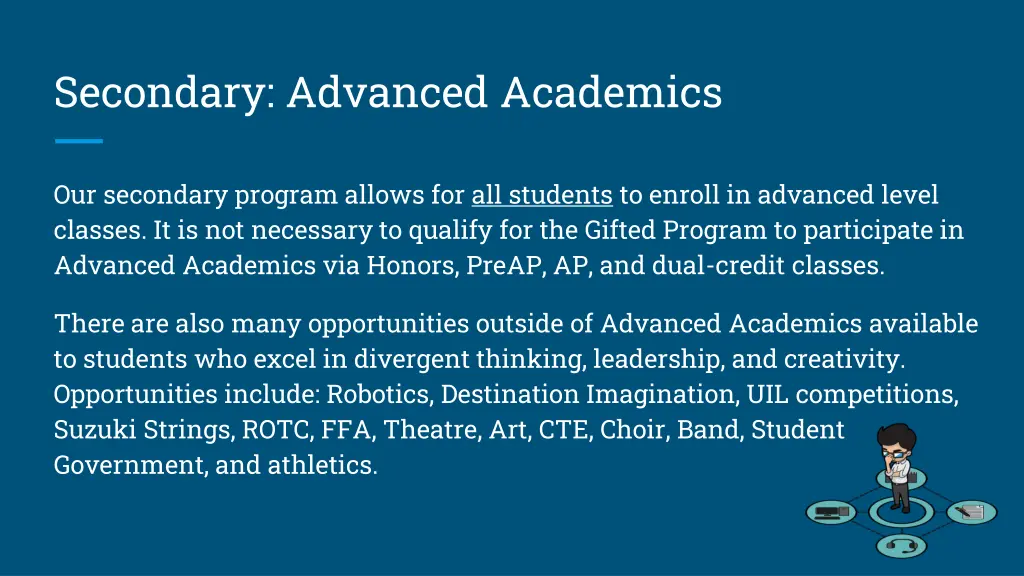 secondary advanced academics