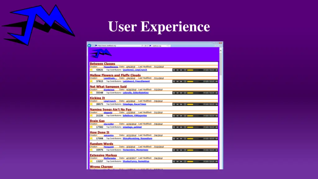 user experience