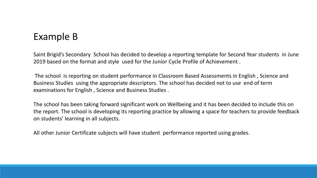 example b