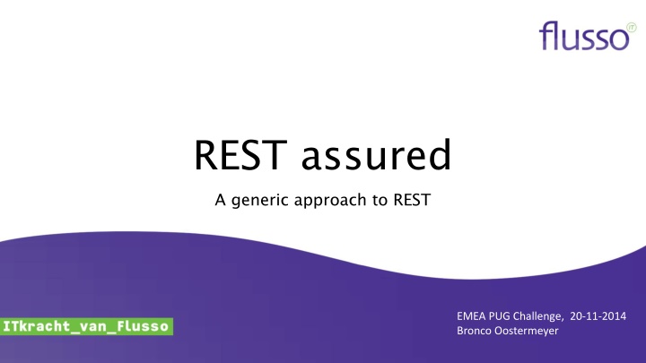 rest assured a generic approach to rest