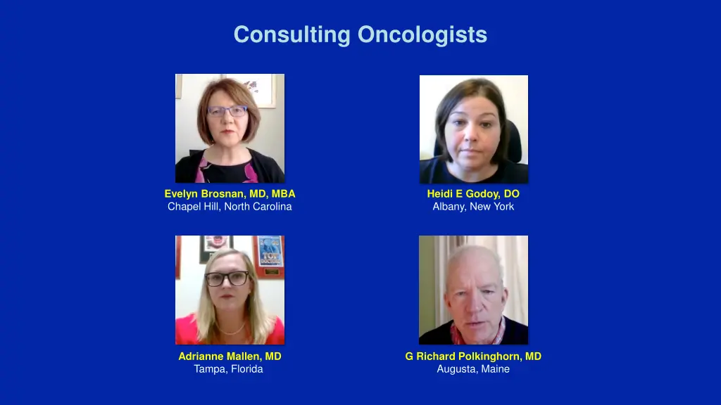 consulting oncologists