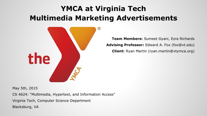 ymca at virginia tech multimedia marketing