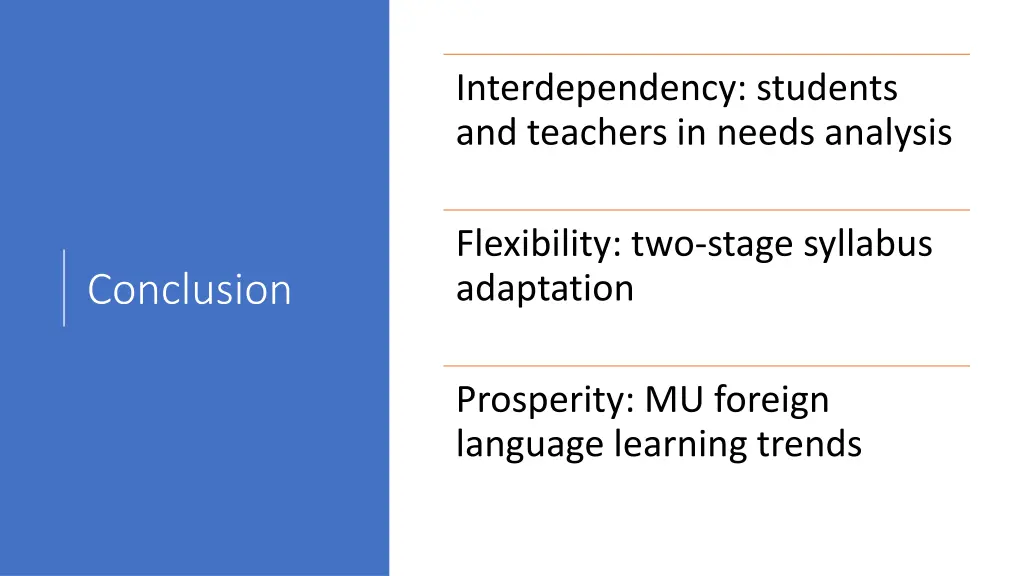 interdependency students and teachers in needs