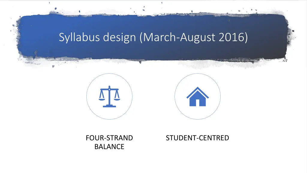 syllabus design march august 2016