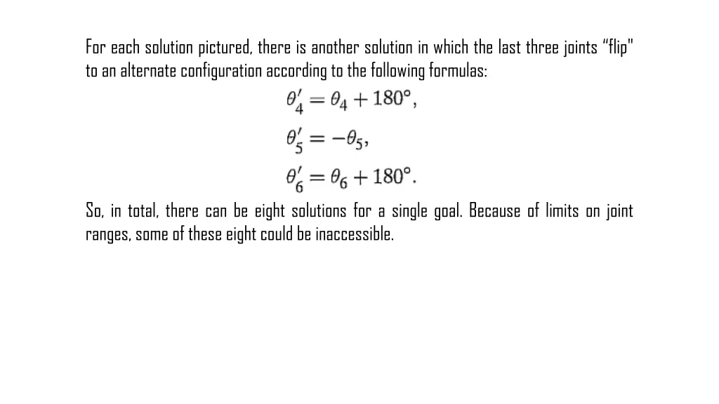 for each solution pictured there is another