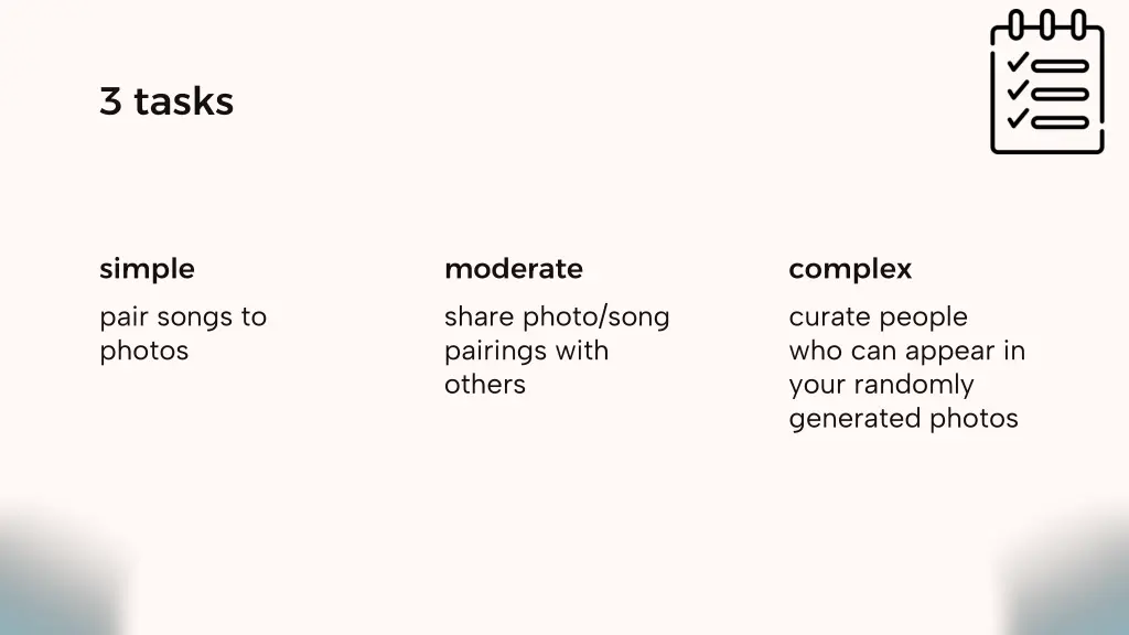 3 tasks