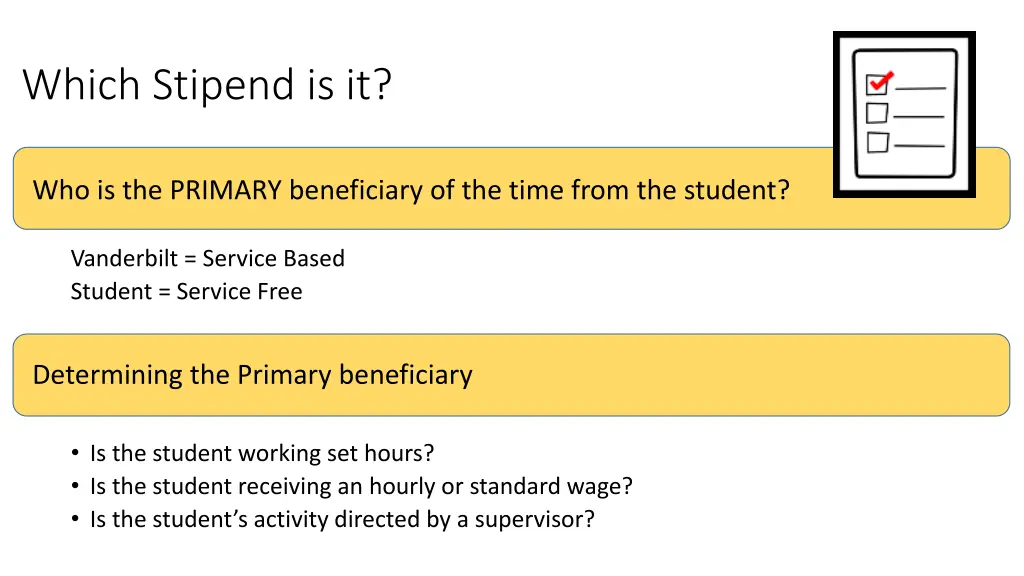 which stipend is it
