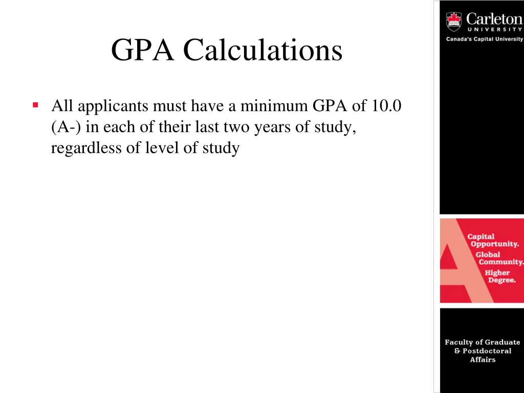gpa calculations