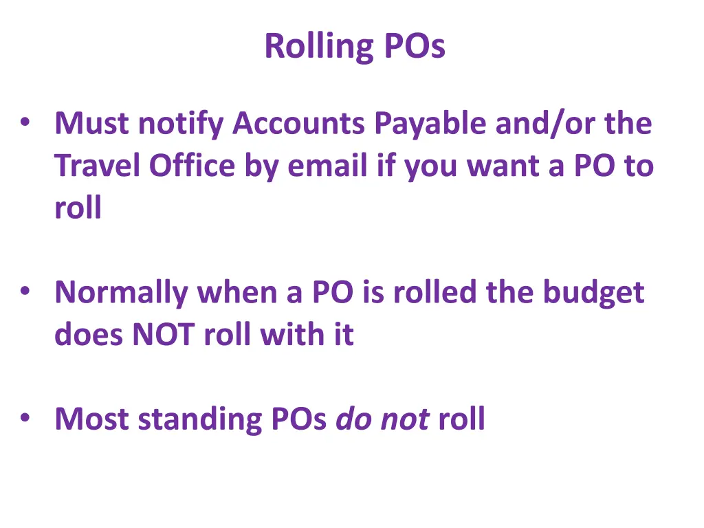 rolling pos