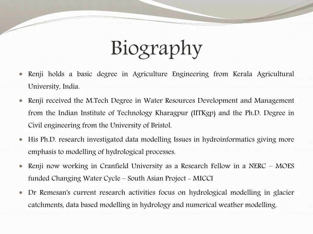 biography