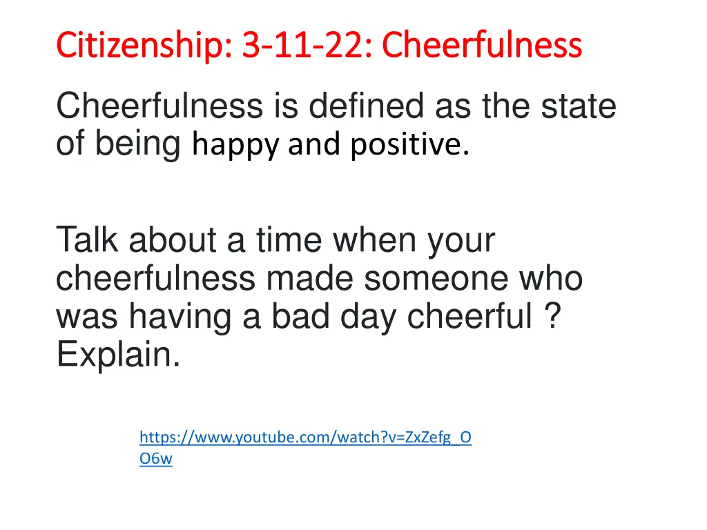 citizenship 3 citizenship 3 11 cheerfulness